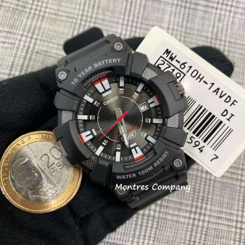 Montres Company 香港註冊公司(32年老店) 卡西歐 CASIO 十年電池 黑色 MW610 MW610...