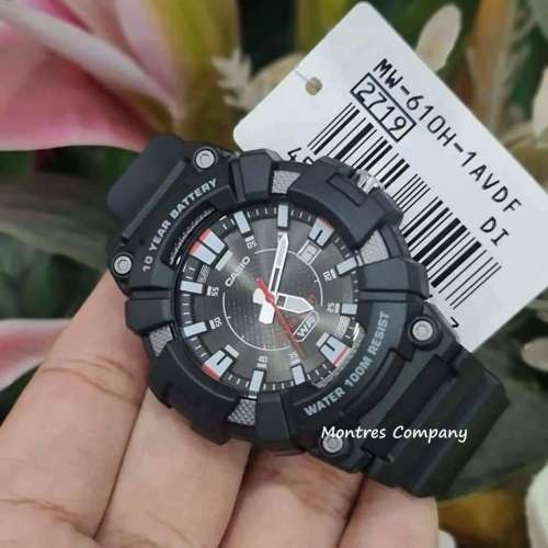 Montres Company 香港註冊公司(32年老店) 卡西歐 CASIO 十年電池 黑色 MW610 MW610...