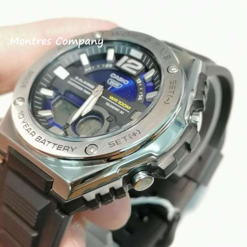Montres Company 香港註冊公司 (32年老店) 卡西歐 CASIO 不鏽鋼 100米防水 10年電池...