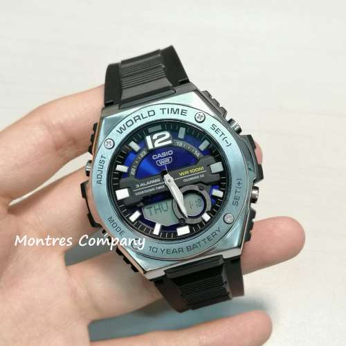 Montres Company 香港註冊公司 (32年老店) 卡西歐 CASIO 不鏽鋼 100米防水 10年電池...