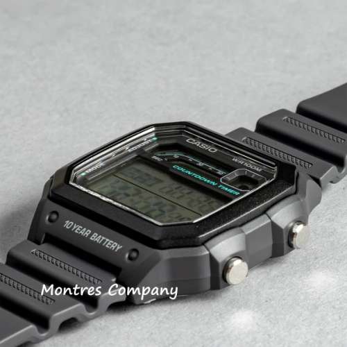 Montres Company 香港註冊公司(32年老店) 卡西歐 CASIO 100米防水 十年電池壽命 灰...