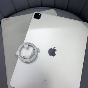 99%New Apple iPad Pro 12.9吋 第5代 M1 Wi-Fi 版 128GB 銀色 香港行貨  有配件 首...