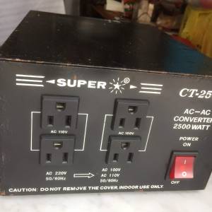 $540 100% Workable 正常試用及功能整全 SUPER Star CT-2500 AC Converter 2500 Wa...