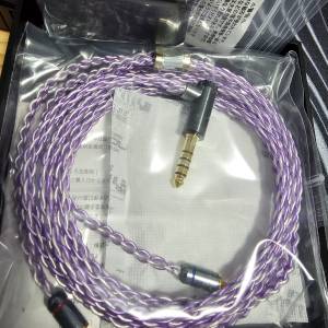 全新Pentaconn Wistaria 紫藤MMCX 4.4 日本製耳機升級線