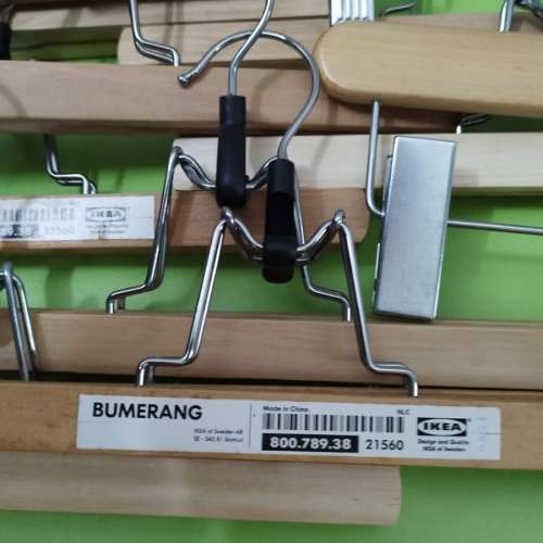 Ikea 宜家傢俬掛衫衣裙褲架（10 個）bumerang hangers for dress pants and clothes