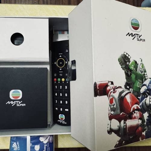 myTVSUPER 全組合 連賬號 myTV SUPER full set registered w/ box 主機 A12+火牛+HD...