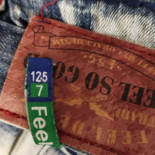 兒童小朋友牛仔褸褲套裝kids size 125 denim jacket jeans