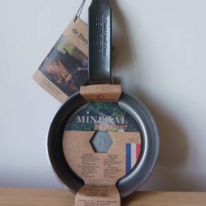 de Buyer 輕礦藍鐵迷你鐵鍋 Blue carbon steel-Blinis Grilling pan 12cm
