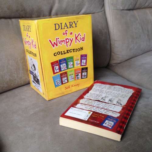 📖 DIARY of a WImpy Kid COLLECTION 10 BOOKS by Jeff Kinney USED 兒童圖書 👦 👧