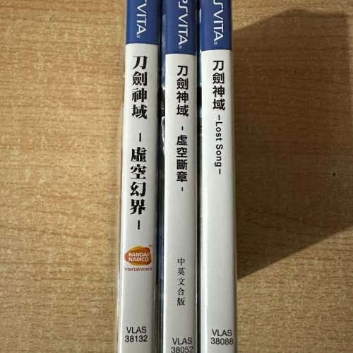 PS Vita PSV 刀劍神域系列三隻 虛空幻界 虛空斷章 Lost Song Sony PlayStation PSV...
