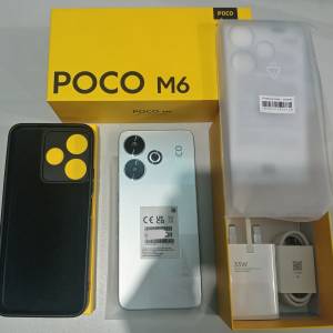 POCO M6 銀色 not redmi honor