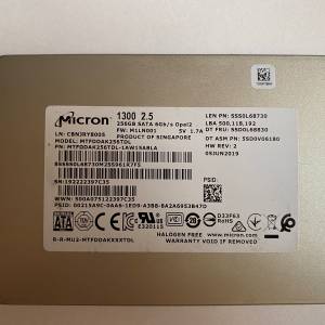 Micron 1300 256GB 2.5" SATA SSD