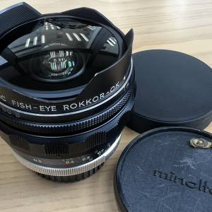 出售Minolta MC Fish-eye ROKKOR 16mm F2.8 鏡頭