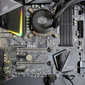 9700K + msi z390m ac 送Coolermaster240 aio