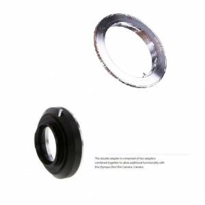 Double Adapter, Olympus And Canon EOS To Olympus Pen F Film Camera Mount 組合...