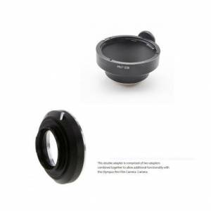 Double Adapter, Pentax 67 And Canon  To Olympus Pen F Series Film Camera Mount