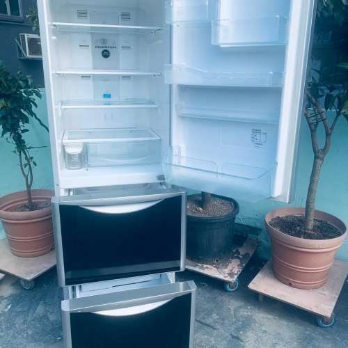 💥限時優惠👉落單即減$300👍 雪櫃173CM高 日立三門 可自動製冰 R-SG31B珍珠黑二手...