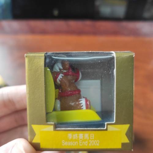 香港賽馬會馬年賽事紀念系列迷你擺設一套五個