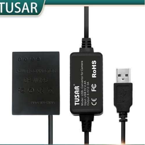 TUSAR Dummy Battery & USB / AC Power Supply Kit For Panasonic DMW-BLH7