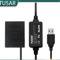 TUSAR Dummy Battery & USB / AC Power Supply Kit For Panasonic DMW-BLH7