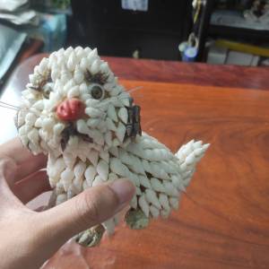 狗擺設（貝殼製造）
