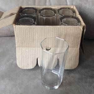 🥃 Tall Glass 6pc Set NEW 全新 高身 玻璃杯 6件套 🥃