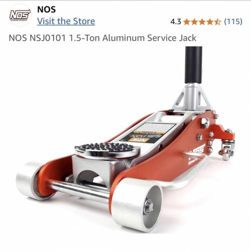 NOS 1.5-Ton Aluminium Car Jack 油壓車唧 車積