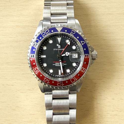 Steinhart Ocean One GMT BLUE-RED Diver Watch