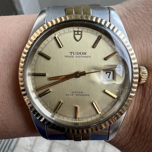 罕有全完裝TUDOR OYSTER PRINCE JUMBO （7025/3)大砧板