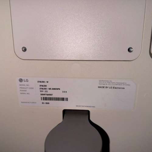 LG 27UL500 - W 4K mon