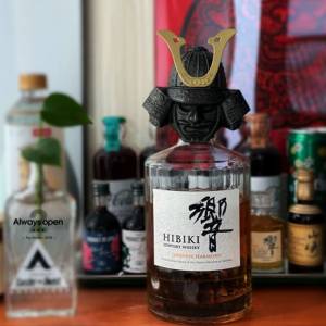 酒樽裝飾蓋-日本武士頭裝飾