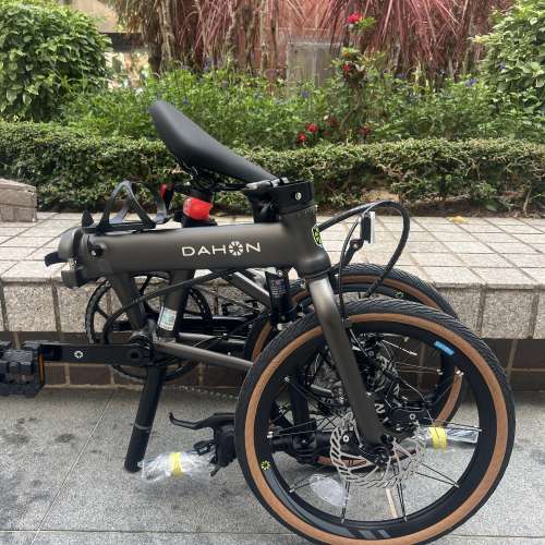 (車架平焊版 內摺頭柱) DAHON K3 PLUS MINI 9速 16吋349 碟剎 鋁合金 折叠車 送水架...