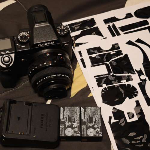 90%新 Fujifilm GFX 50s 連 GF 50mm F3.5 R LM WR 鏡頭 GFX50s GF50 f/3.5 跟兩粒原...