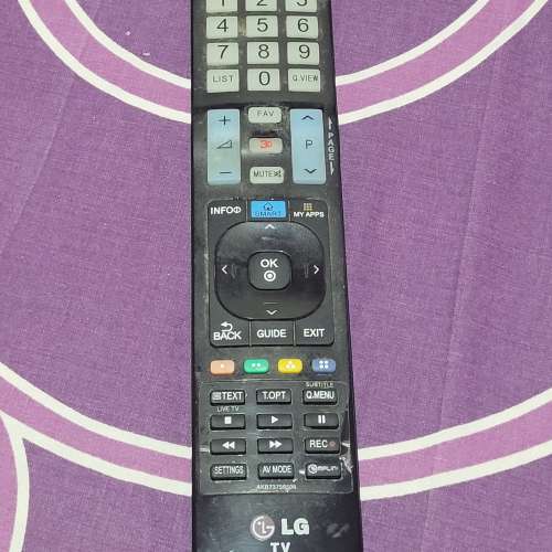 LG 全高清3D WIFI 47LM7600 47吋屏幕電視連remote座枱腳架。有畫面無聲音  可以當作...