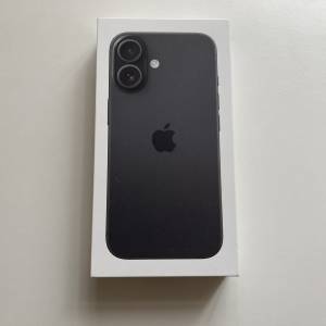 全新未開封 iPhone 16 256gb eSim+實體sim 黑色 price 英/澳/日/歐版 一年 AppleCa...