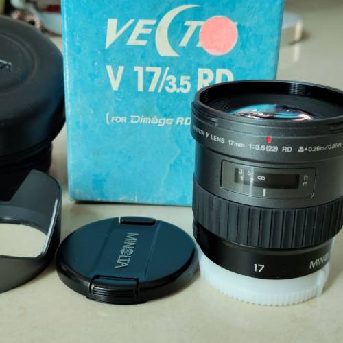 Minolta Vectis V 17mm f3.5 RD - Sony 無反可用，可AF自動對焦