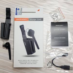 Plantronics Voyager 3240 藍牙耳機 全套齊 連便攜充電盒