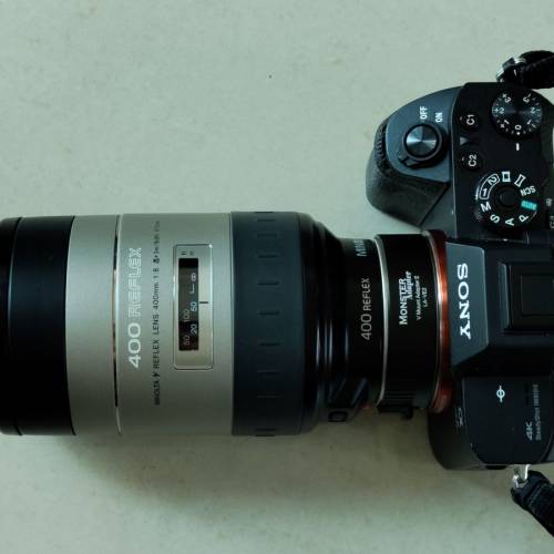 Minolta Vectis 400mm f8 Reflex AF 自動對焦反射鏡 Sony無反可用，可自動對焦