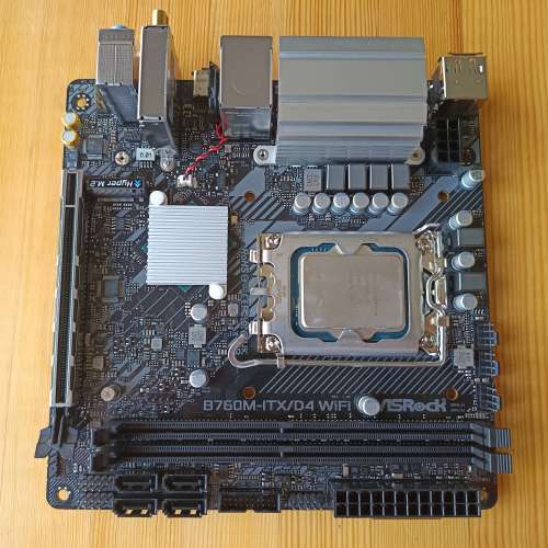 (新淨) ASROCK B760M-ITX D4/WIFI底板