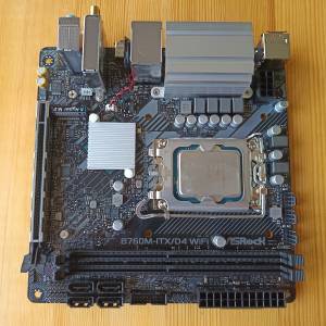 (新淨) ASROCK B760M-ITX D4/WIFI底板