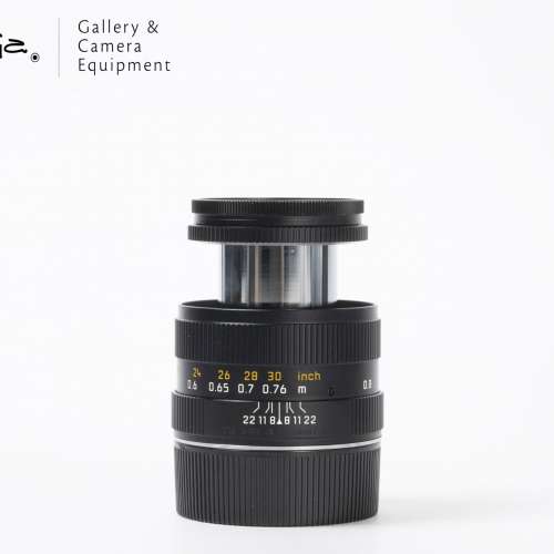 || Leica Macro-Elmar-M 90mm F4 - Black / 11633, full set & extra accessories ||