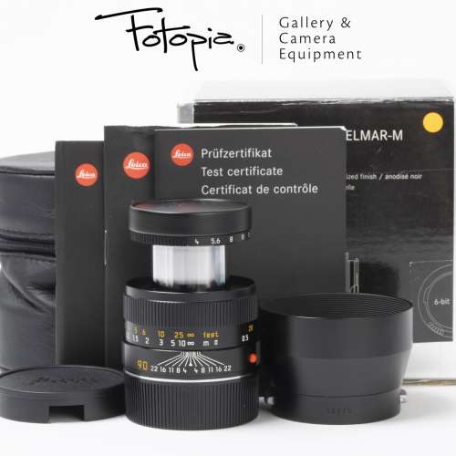 || Leica Macro-Elmar-M 90mm F4 - Black / 11633 with full packing ||