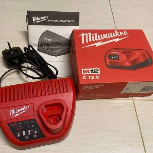 （全新有盒）Milwaukee M12 FUEL&trade;電鑽 , 3.0Ah 鋰電池 , 充電器