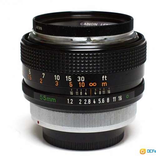 Canon FD 55mm f1.2 Chrome nose 銀咀