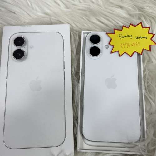 Iphone 16 128Gb 全新一樣，只充電21次，保至2026年3月27
