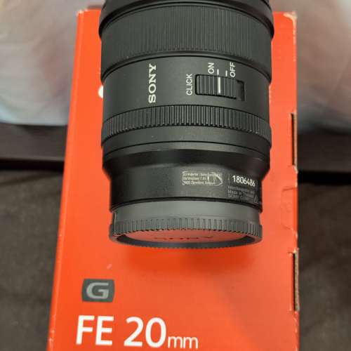 放 Sony 20mm 1.8 SEL2018G