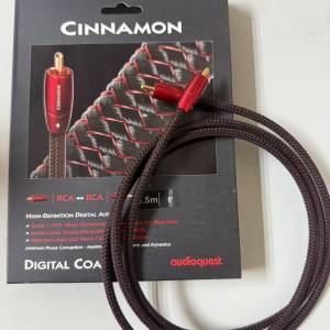 Audioquest Digital Coaxial Cable RCA to RCA 1.5M