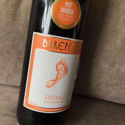 🍷 BAREFOOT Shiraz California 750ml 13% NEW 全新 紅酒 醇酒 美酒  🍷