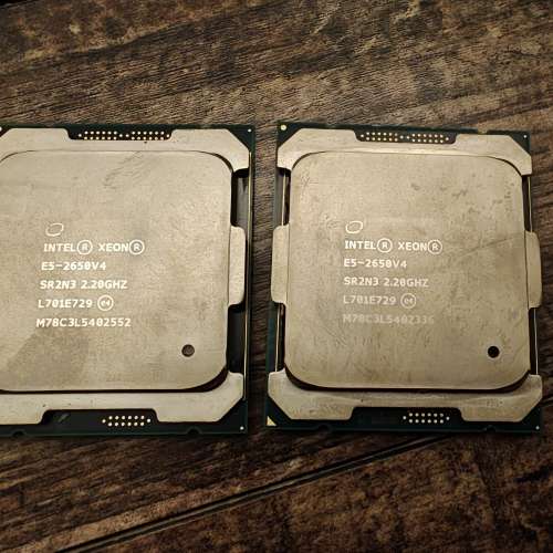 正常使用 雙路X99, E5 4667 V4兩粒(90MB L3 cache), 128GB SSD. 請見內容