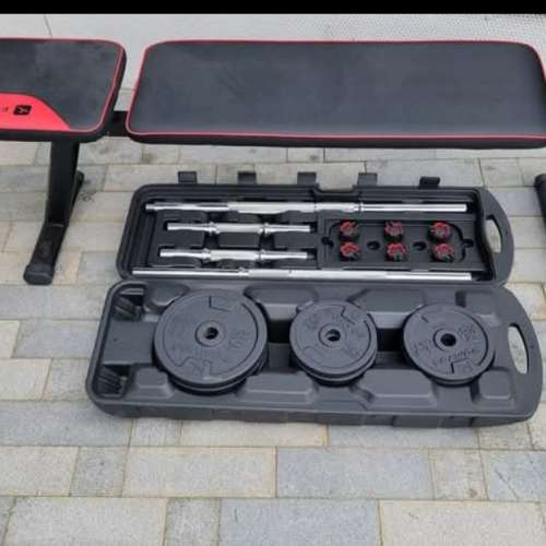 50kg Dumbbell Set And Bench